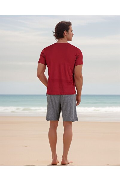 Lunaberry Yazlık Şortlu Takım 100% Pamuk Sporcu,fitness,ev Giyim,tam Kesimdir 1 Beden Büyük Tercih Ediniz