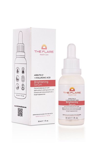 The Flare Health Care Anti-Stain Skin Tone Evening Skin Care Serum 30 ml (ARBUTIN 2% HYALURONIC ACID)