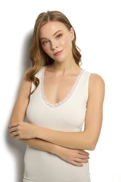 Jiber Women's Ecru Modal Athlete 617