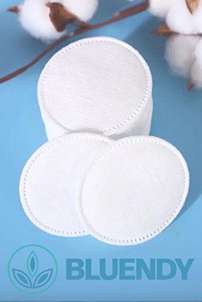 Bluendy 100 Adet Makyaj Temizleme Pedi, Disk Pamuk, Yuvarlak Premium Kalite Yüz Silme Makyaj Çıkarma Pamuğu