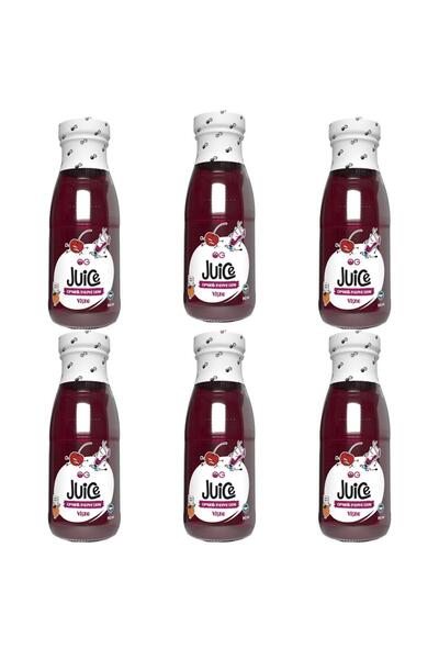 OG natural 6'lı Organik Vişne Suyu 250 ml