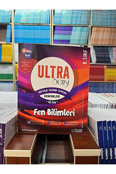 Palme Yayınevi Palme 8. Sınıf Fen Bilimleri Ultra Serisi 45 Föy Deneme