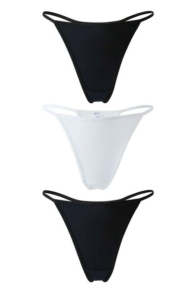 Maly Love Women's 3 Pack String Thong