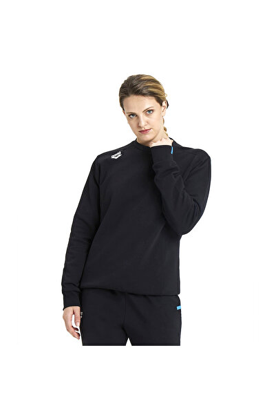 ARENA Crew Sweat Solid Ανδρικό φούτερ σε μαύρο χρώμα casual στυλ 005188500