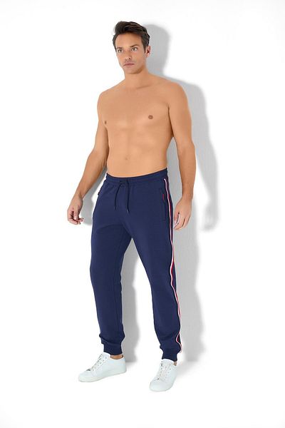 Jiber Ανδρικό φούτερ Navy Blue με δύο κλωστές 2057