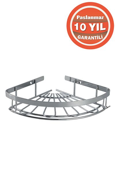 ÇELİK BANYO Suport pentru șampon din oțel inoxidabil Peak 1 19x19 cm Raft pentru baie