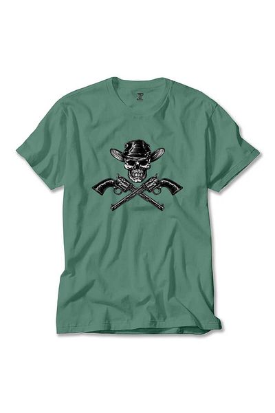 Z zepplin Πράσινο μπλουζάκι Cowboy Guns