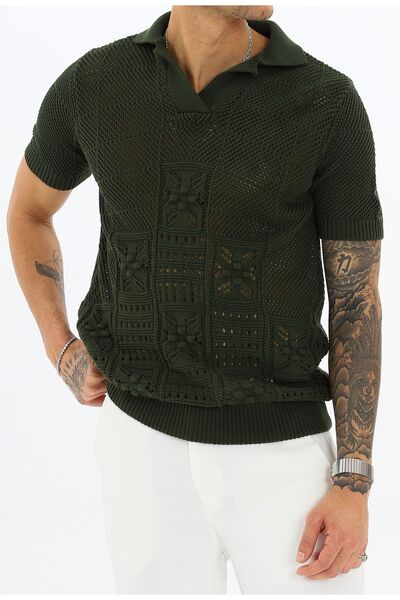 King Brothers Ανδρικό μπλουζάκι από βαμβακερό πόλο με κανονική εφαρμογή