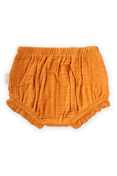 Cigit Orangefarbene Shorts mit Rüschen, 0–2 Jahre