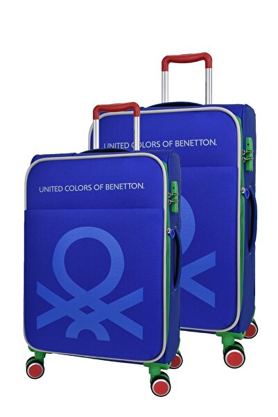 United Colors of Benetton Benetton Ultra Light Hafif Lüx Kumaş 2'li Valiz Set...