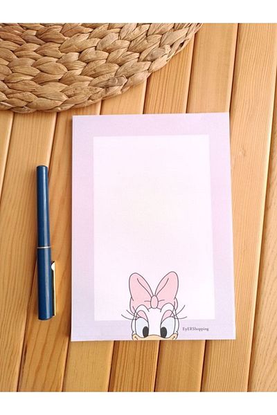 EyER Shoping Daisy Duck To Do List Memo Pad Design Notebook