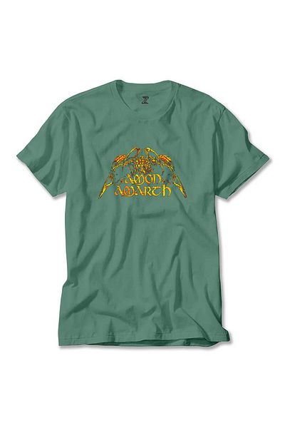 Z zepplin Amon Amarth Guardians Of Asgard - Green Metal T-Shirt