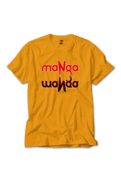 Z zepplin Αντανάκλαση κειμένου MaNga - Κίτρινο T-shirt