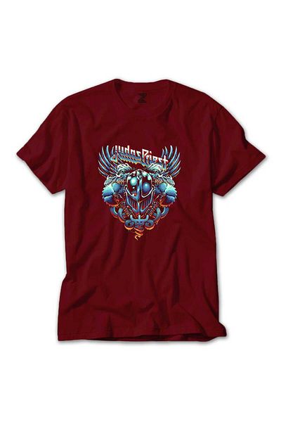 Z zepplin Judas Priest Painkiller - Κόκκινο T-Shirt