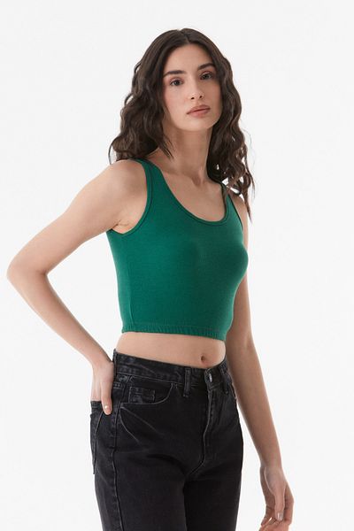 Fulla Moda Κορδόνι Crop Body με ελαστικό πάτο