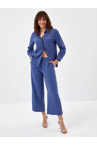 Faik Sönmez Modal Comfort Fit Capri with Side Slits 68213