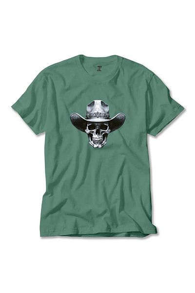 Z zepplin Ασημί πράσινο μπλουζάκι Cowboy - Κομψό και άνετο σχέδιο