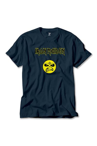 Z zepplin Μπλουζάκι Iron Maiden Navy Blue - Άνετο και κομψό