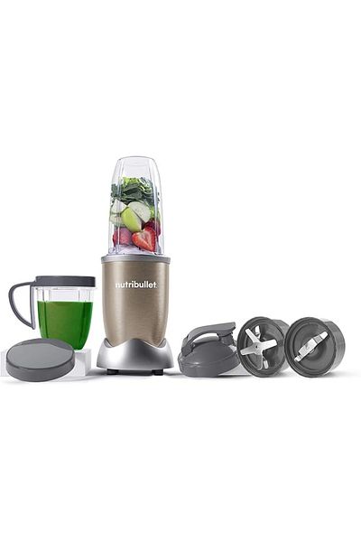 Nutribullet 900 Watts, 7 Piece Accessories, High Speed Blender, Mixer, Smoothie Maker, Copper Gold