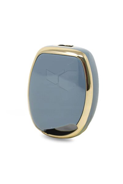 GMA KEYS Lux pentru Ford Fiesta Mondeo Focus Transit Fusion Carcasa Nano cheie cu 3 butoane Gri Aur Aur Culoare