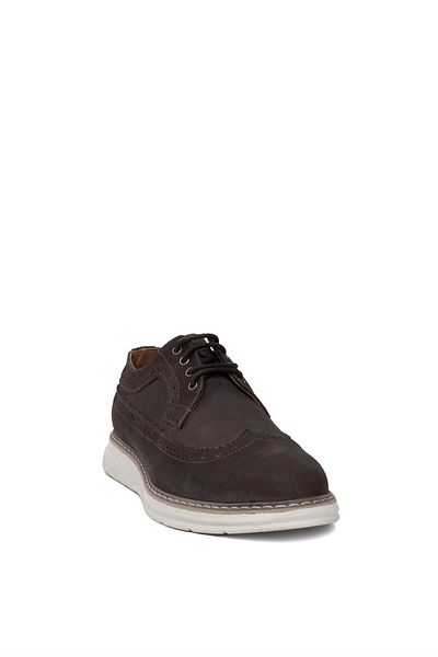 Ayakkabı Fuarı Elit 24YNbl1062N - Ανδρικά παπούτσια casual από γνήσιο δέρμα καφέ