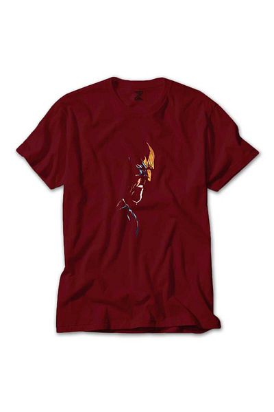 Z zepplin Κόκκινο μπλουζάκι με μοτίβο Wolverine Silhouette