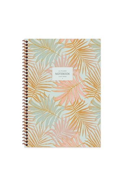 KESKİN COLOR Orange Cardboard Cover - 80 Sheets A4 Checked La Plume Spiral Notebook