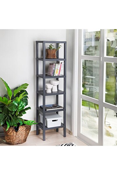 devigo 6 Katlı Modüler Raf Banyo Düzenleyici Mutfak Balkon Salon Bahçe Organizeri