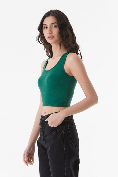 Fulla Moda Κορδόνι Crop Body με ελαστικό πάτο