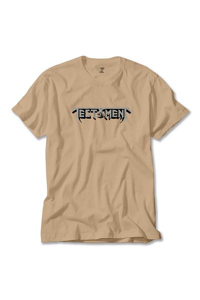 Z zepplin Κρεμ μπλουζάκι με λογότυπο Testament