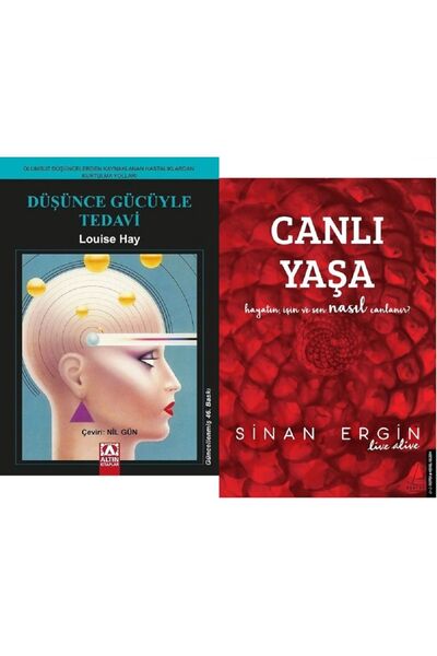 Destek Yayınları Düşünce Gücüyle Tedavi + Canlı Yaşa / 2 Kitap Set