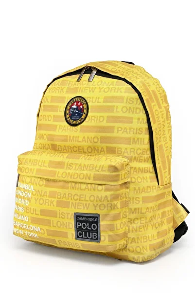 Cambridge Polo Club Cities II Unisex Backpack with Front Pocket