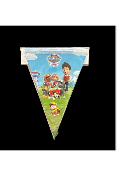 partideyince راية مثلثة بطابع باو باترول - زيت باو