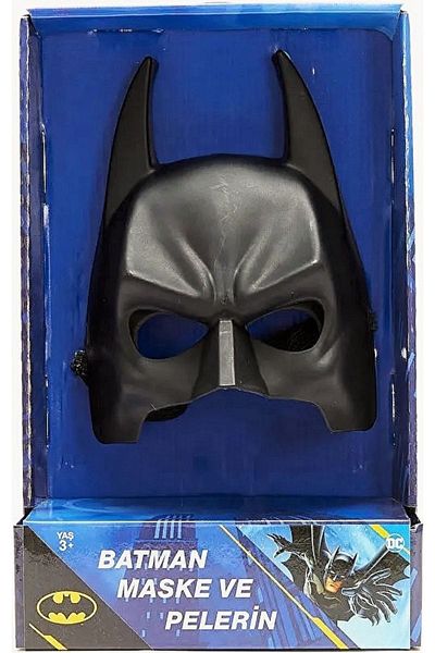 Batman مجموعة قناع وعباءة وقناع وعباءة مرخصة للأطفال مع قناع ورداء