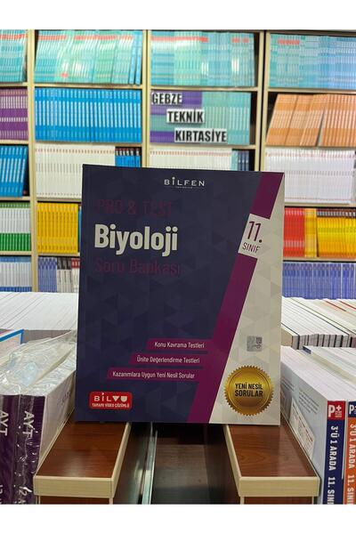 Bilfen Yayıncılık Bilfen 11. Sınıf Pro&Test Biyoloji Soru Bankası