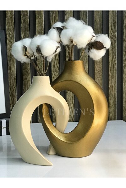 Luthien Sarmaşık Vazo Seti Modern Tasarım Obje