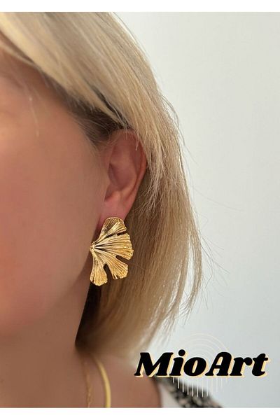 MioArt Colorful Flower Patterned Women's Earrings