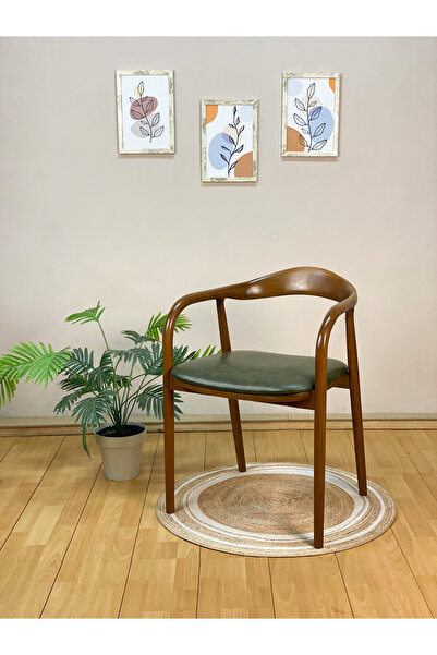 Alaylı Mobilya Koltuk Döşeme Sneake (2 ADET) Ahşap Sandalye - Ahşap Mutfak Ve Bahçe Sandalyesi - Ceviz Cila