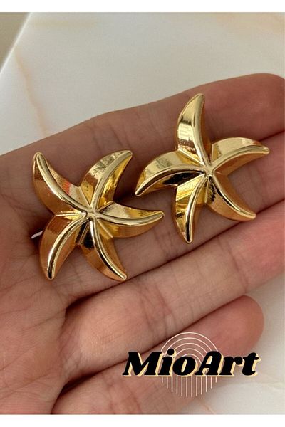 MioArt Starfish Pattern Earrings
