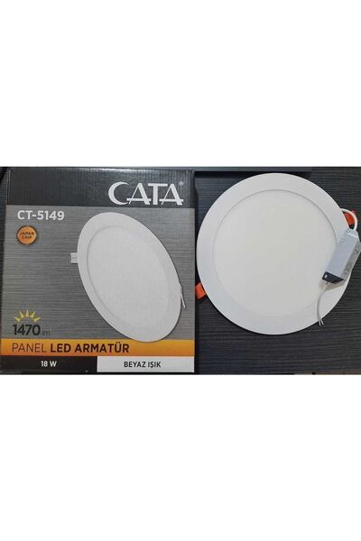 Cata 18w Sıva Altı Led Panel Spot Ct-5169 - Beyaz Işık - Alüminyum Beyaz Kasa