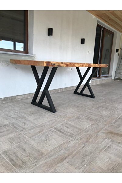 güvendekoratif Metal Masa Ayak