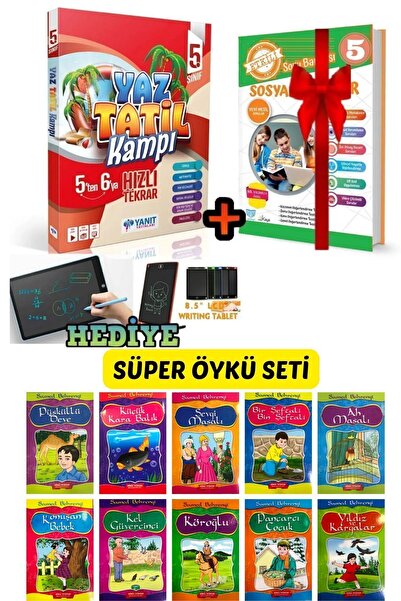 Yanıt Yayınları Yanıt 5. Sınıf Yaz Tatil Seti - 5 .sınıftan 6. Sınıfa Hazırlı...