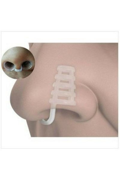 CKV CENTER 4-Piece Anti-Snoring Nose Net Inner Nose Silicone Apparatus Breathing