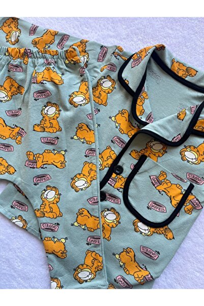 MBK GARDEN Çizgi Film Karakteri Baskılı Unisex Bebek&Çocuk Pijama Takımı