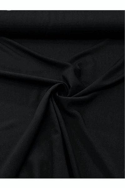 feminen Πολυεστέρας Lycra Jersey Πλεκτό Μαύρο