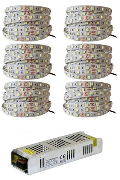 GÜVEN LİGHT 30 Metre 3 Çipli Yeni Nesil Şerit Led Günışığı + 33 Amper Led Trafosu