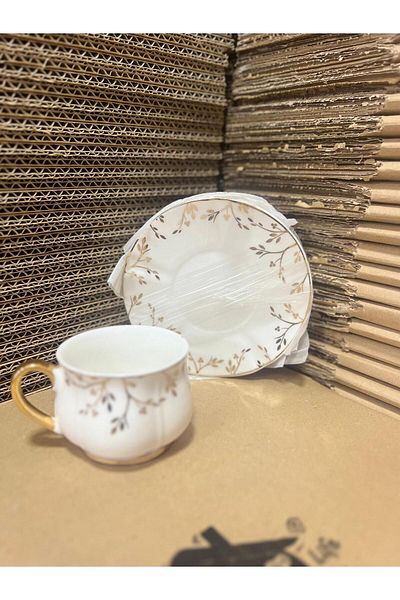 Perotti 15046 Victoria 6-Piece Porcelain Coffee Cup