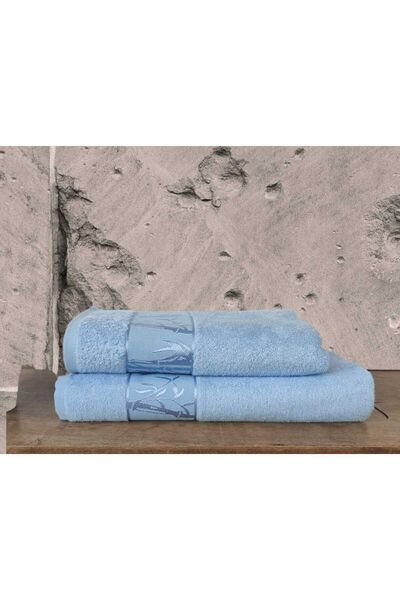 Nurpak Bamboo Bath Towel Set - 1 Face and 1 Bath Towel