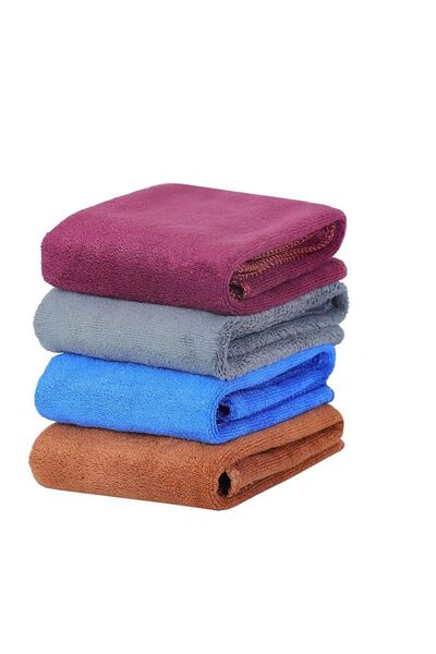 homeneeds 40x40cm Microfiber Glass Cleaning Cloth Towel