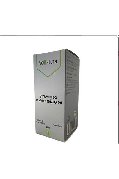 VeNatura 20 Ml Drops - Vitamin D3 Food Supplement